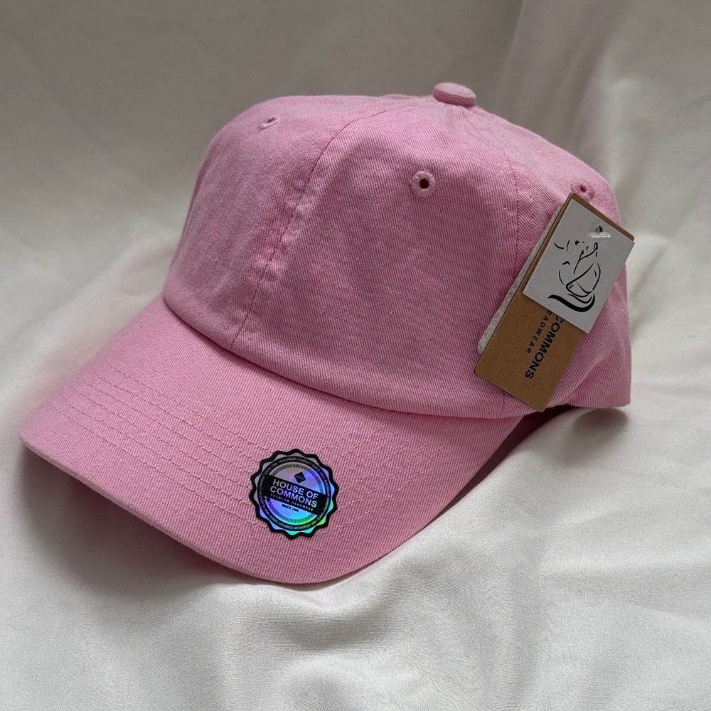 Elegant Pink Women's Cap / ponytail slot